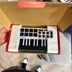 Compact Black and White MIDI Controller